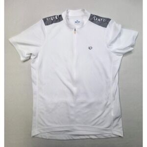 Pearl Izumi Select Cycling Jersey Mens L LIMITED USE Bright White Short Sleeve